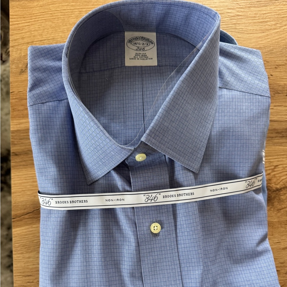 Brooks Brothers Classic Blue Dress Shirt